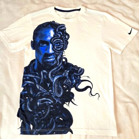 Nike Other - Nike Dri-Fit Kobe Bryant White Mamba Men's T-Shirt Size S